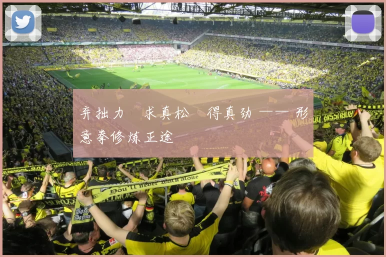 弃拙力・求真松・得真劲 —— 形意拳修炼正途