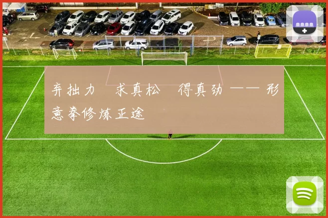 弃拙力・求真松・得真劲 —— 形意拳修炼正途