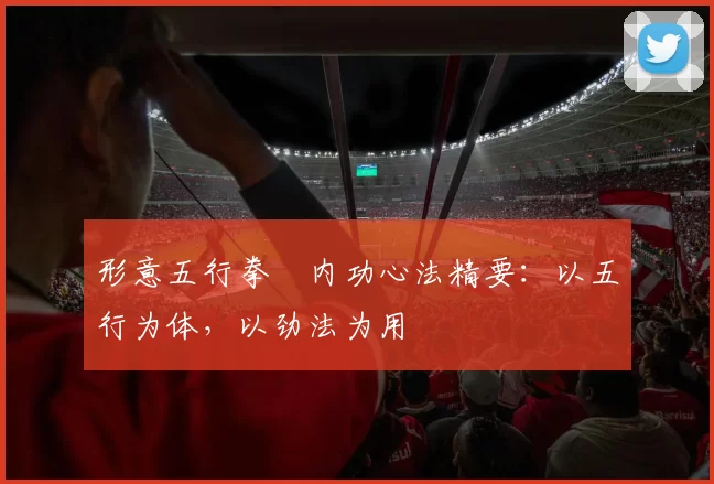 形意五行拳・内功心法精要：以五行为体，以劲法为用