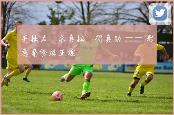 弃拙力・求真松・得真劲 —— 形意拳修炼正途