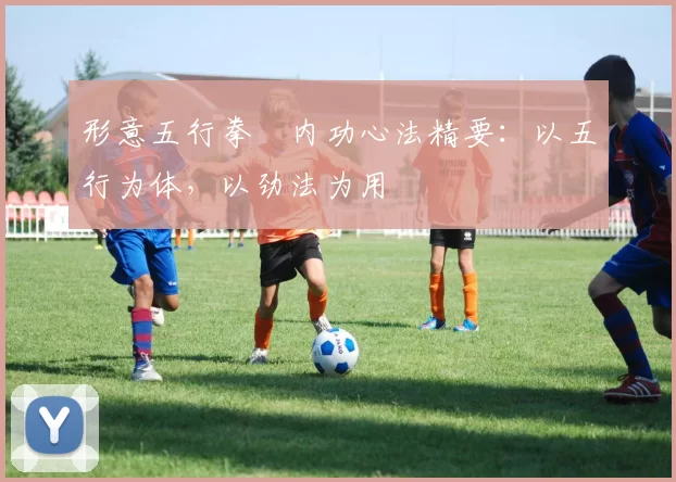 形意五行拳・内功心法精要:以五行为体,以劲法为用