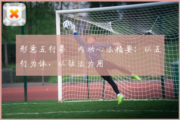 形意五行拳・内功心法精要：以五行为体，以劲法为用