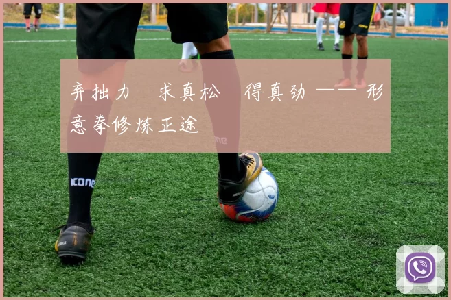 弃拙力・求真松・得真劲 —— 形意拳修炼正途