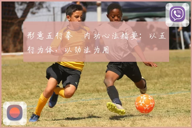 形意五行拳・内功心法精要:以五行为体,以劲法为用