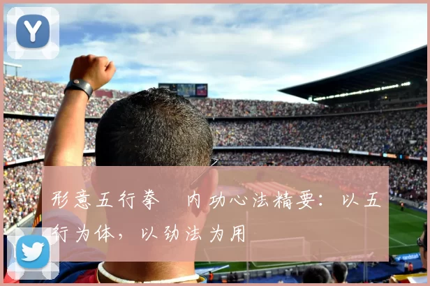 形意五行拳・内功心法精要：以五行为体，以劲法为用