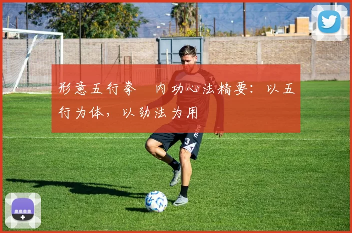 形意五行拳・内功心法精要：以五行为体，以劲法为用