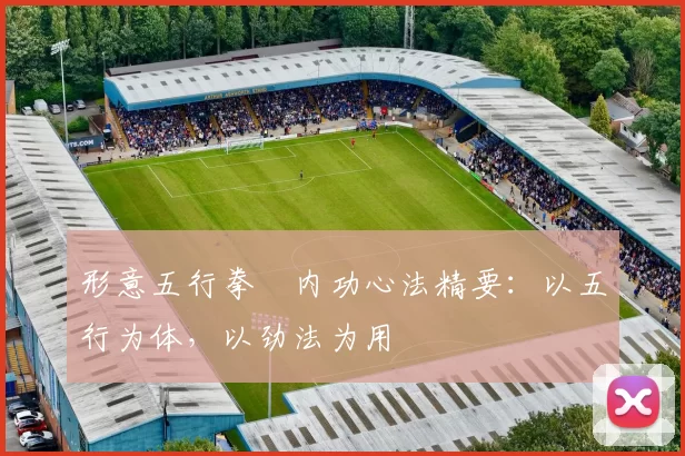 形意五行拳・内功心法精要：以五行为体，以劲法为用