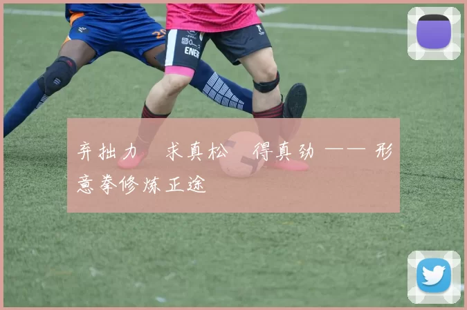 弃拙力・求真松・得真劲 —— 形意拳修炼正途