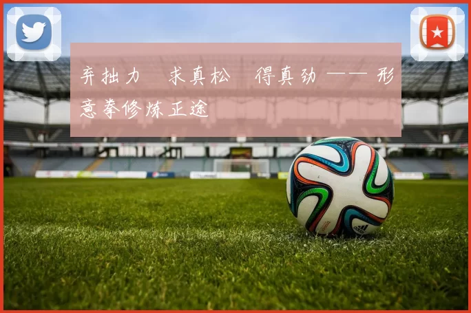 弃拙力・求真松・得真劲 —— 形意拳修炼正途