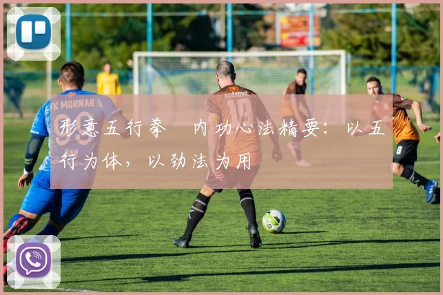 形意五行拳・内功心法精要：以五行为体，以劲法为用