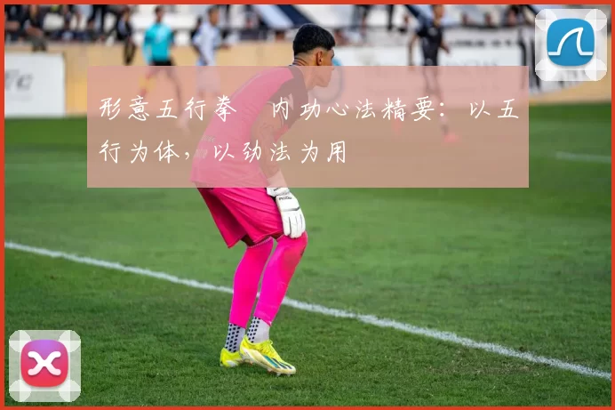 形意五行拳・内功心法精要:以五行为体,以劲法为用