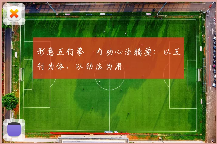 形意五行拳・内功心法精要:以五行为体,以劲法为用