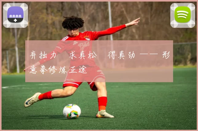 弃拙力・求真松・得真劲 —— 形意拳修炼正途