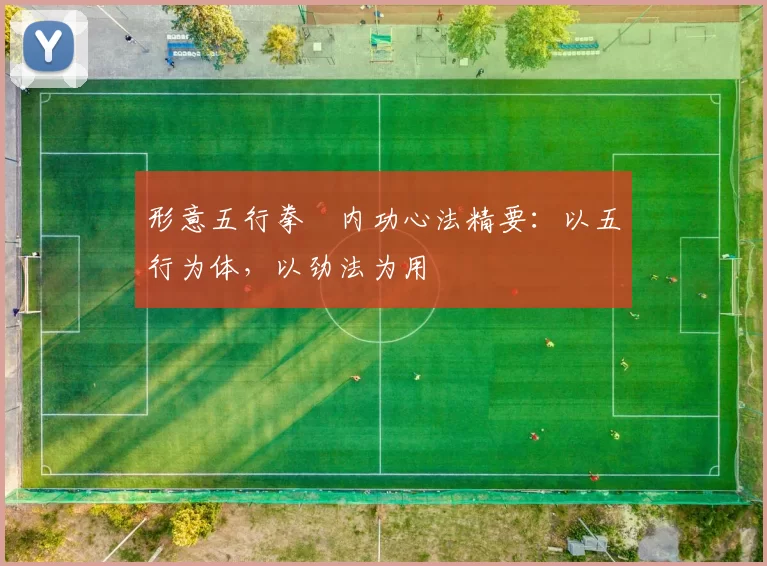 形意五行拳・内功心法精要:以五行为体,以劲法为用