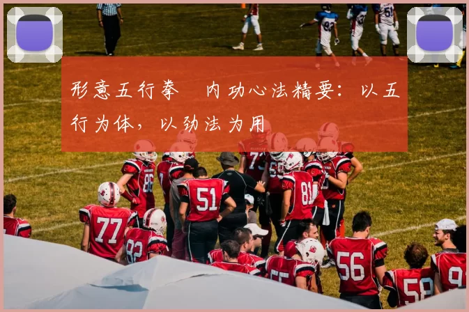 形意五行拳・内功心法精要:以五行为体,以劲法为用