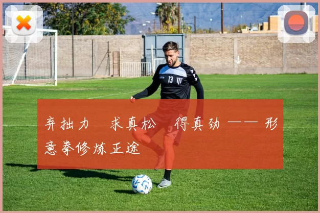 弃拙力・求真松・得真劲 —— 形意拳修炼正途