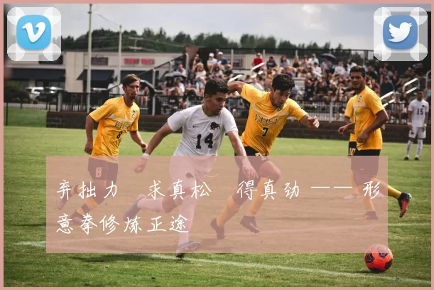 弃拙力・求真松・得真劲 —— 形意拳修炼正途