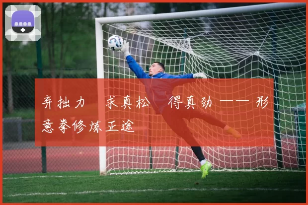 弃拙力・求真松・得真劲 —— 形意拳修炼正途