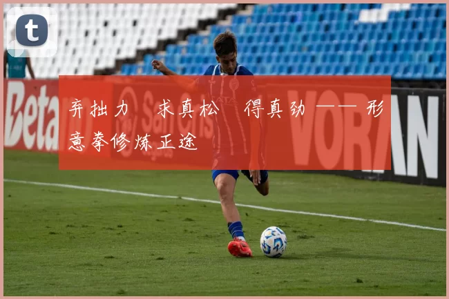 弃拙力・求真松・得真劲 —— 形意拳修炼正途