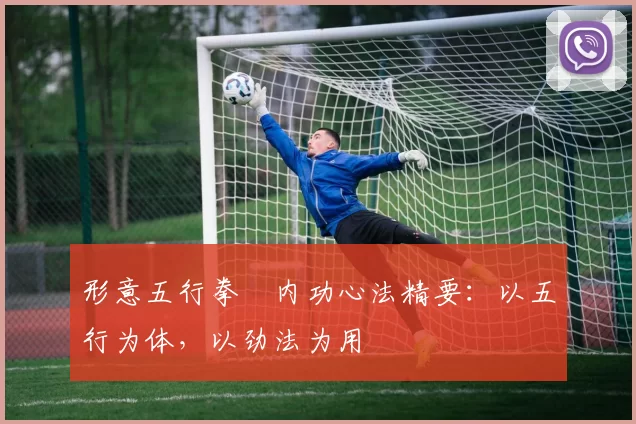 形意五行拳・内功心法精要:以五行为体,以劲法为用