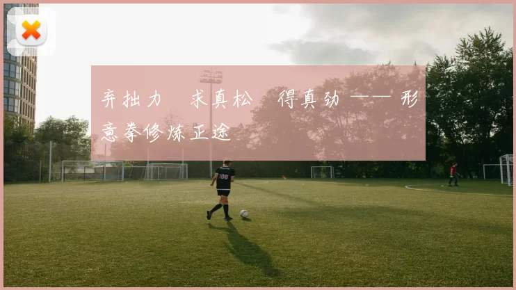 弃拙力・求真松・得真劲 —— 形意拳修炼正途