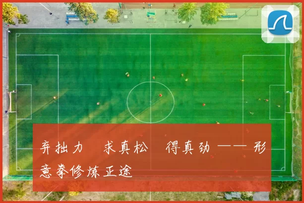 弃拙力・求真松・得真劲 —— 形意拳修炼正途