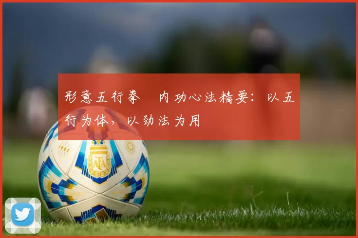 形意五行拳・内功心法精要：以五行为体，以劲法为用