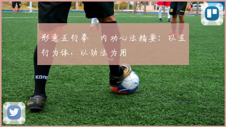 形意五行拳・内功心法精要:以五行为体,以劲法为用