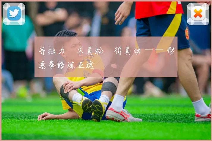 弃拙力・求真松・得真劲 —— 形意拳修炼正途