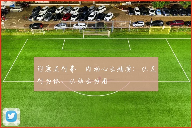 形意五行拳・内功心法精要:以五行为体,以劲法为用