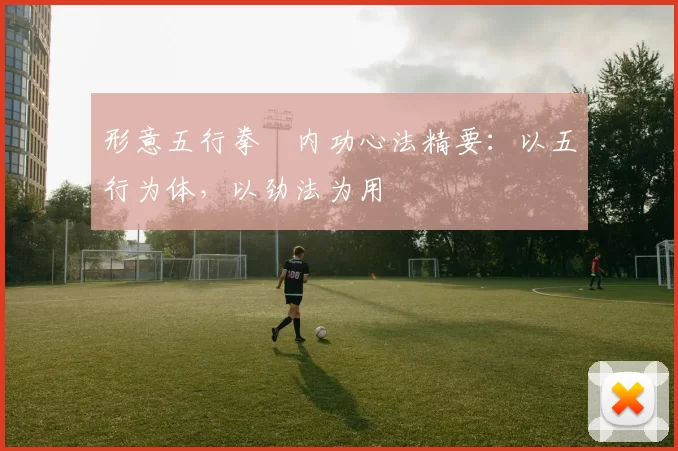 形意五行拳・内功心法精要：以五行为体，以劲法为用