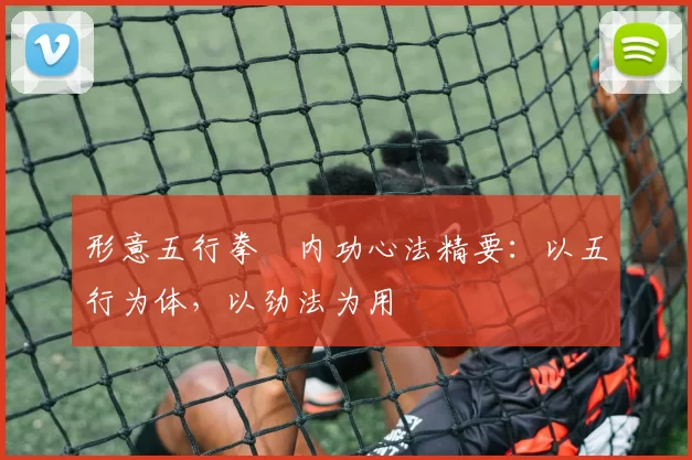 形意五行拳・内功心法精要:以五行为体,以劲法为用