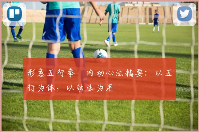 形意五行拳・内功心法精要：以五行为体，以劲法为用