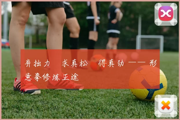 弃拙力・求真松・得真劲 —— 形意拳修炼正途