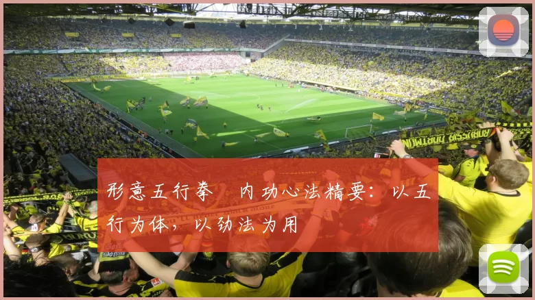 形意五行拳・内功心法精要：以五行为体，以劲法为用