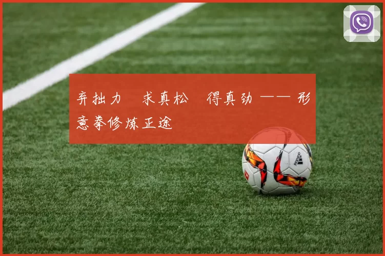 弃拙力・求真松・得真劲 —— 形意拳修炼正途