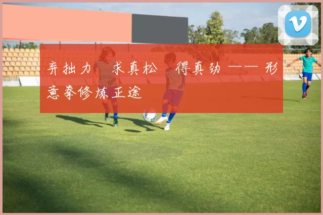 弃拙力・求真松・得真劲 —— 形意拳修炼正途