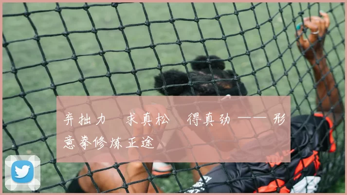 弃拙力・求真松・得真劲 —— 形意拳修炼正途