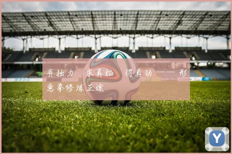 弃拙力・求真松・得真劲 —— 形意拳修炼正途