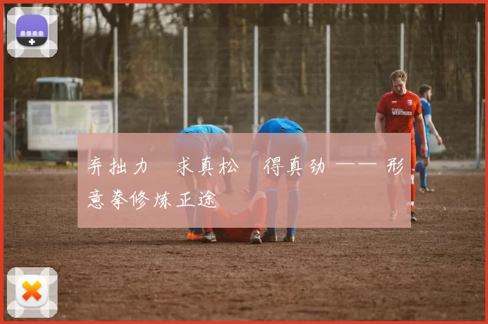 弃拙力・求真松・得真劲 —— 形意拳修炼正途