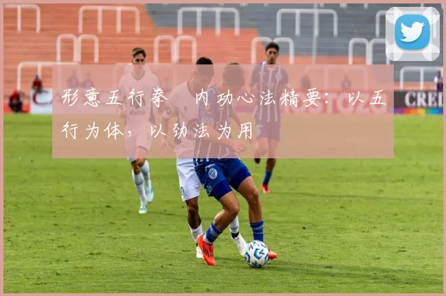 形意五行拳・内功心法精要:以五行为体,以劲法为用