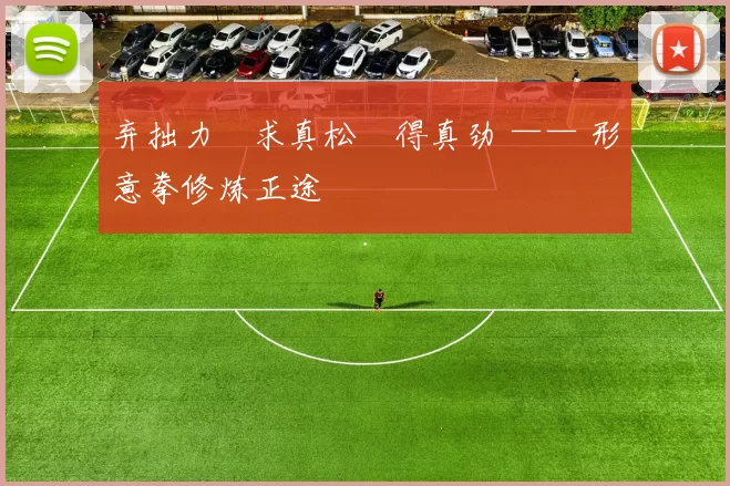 弃拙力・求真松・得真劲 —— 形意拳修炼正途