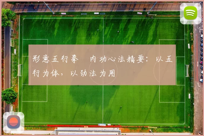 形意五行拳・内功心法精要：以五行为体，以劲法为用