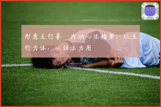 形意五行拳・内功心法精要：以五行为体，以劲法为用