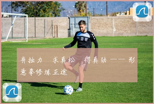 弃拙力・求真松・得真劲 —— 形意拳修炼正途