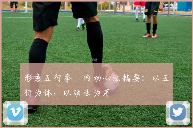 形意五行拳・内功心法精要:以五行为体,以劲法为用
