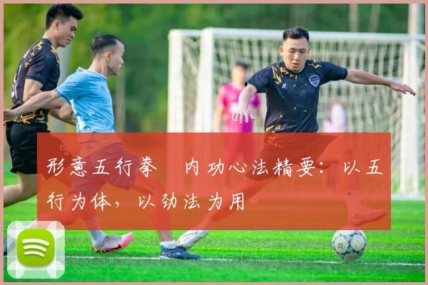 形意五行拳・内功心法精要：以五行为体，以劲法为用