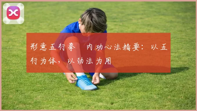 形意五行拳・内功心法精要：以五行为体，以劲法为用