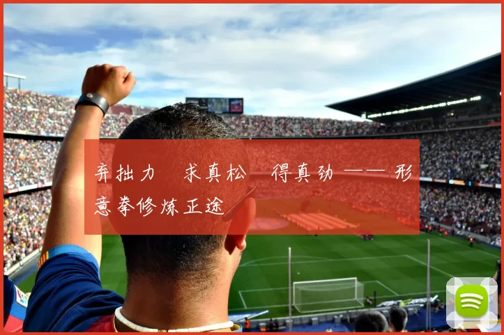 弃拙力・求真松・得真劲 —— 形意拳修炼正途