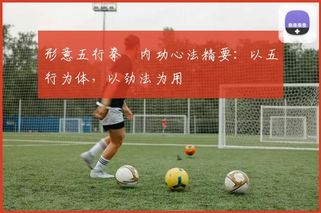 形意五行拳・内功心法精要：以五行为体，以劲法为用